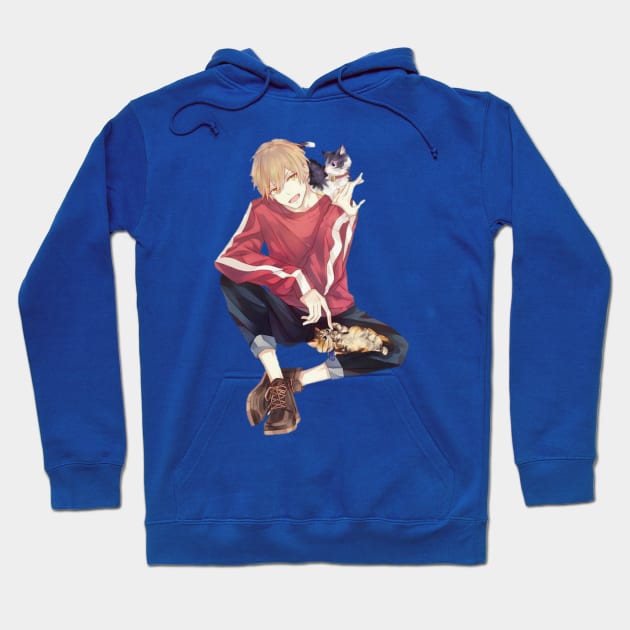 Cut Anime Guys Hoodie by Boiys